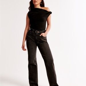 Abercrombie & Fitch Curve Love 90s Relaxed High Rise Jeans NWT Size 26